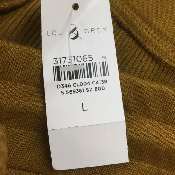 Lou and Grey Ribbed Joggers Large Pull On Pants has tag - Picture 2 of 12